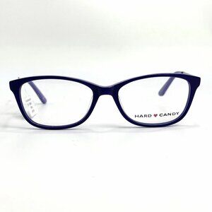 Hard Candy Eyeglasses Purple 52-16-135 Full Rim Frames New